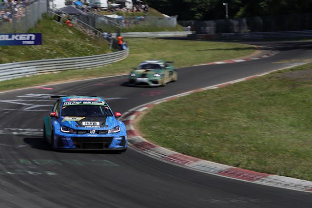 Nürburgring 2025 24 hours Volkswagen GTI Porsche Cayman