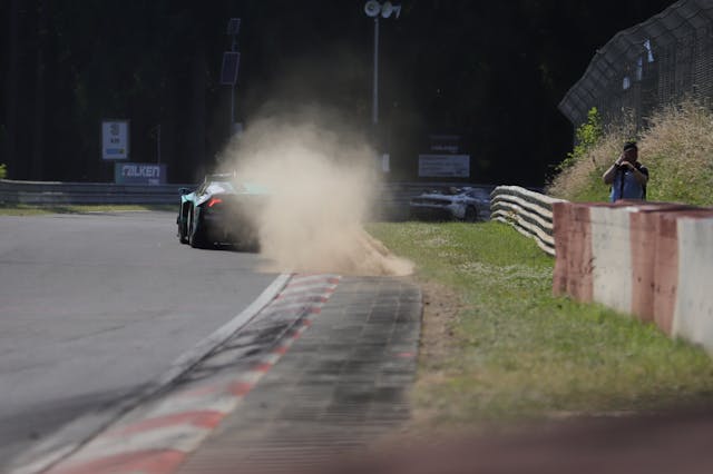 Nürburgring 2025 24 hours Lamborghini dust