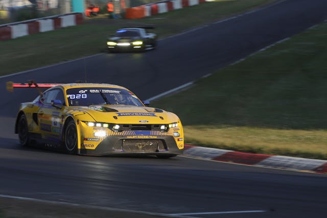 Nürburgring 2025 24 hours Mustang sunlight