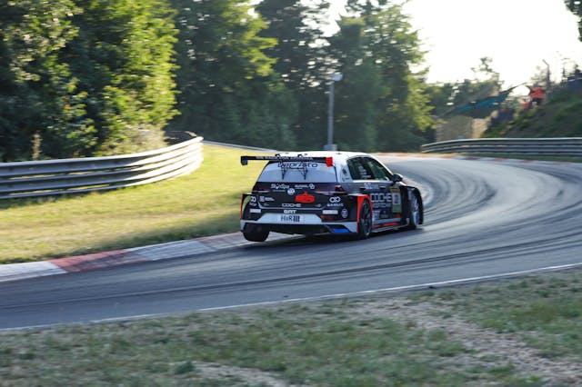 Nürburgring 2025 24 hours Volkswagen GTI wheels up