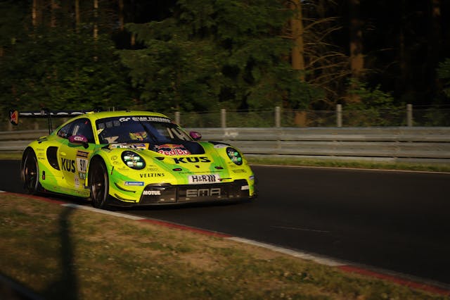 Nürburgring 2025 24 hours Manthey Porsche 911 Sunset