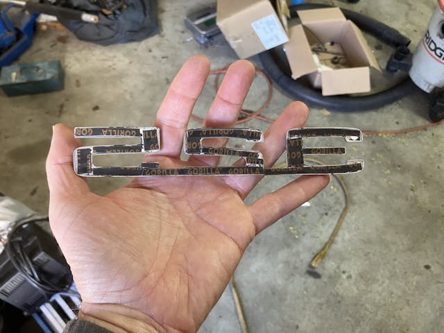 vintage bmw badge adhesive