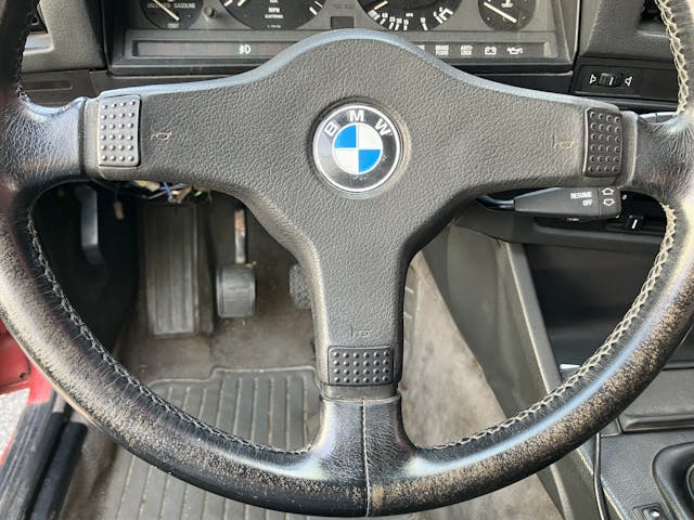 vintage bmw steering wheel