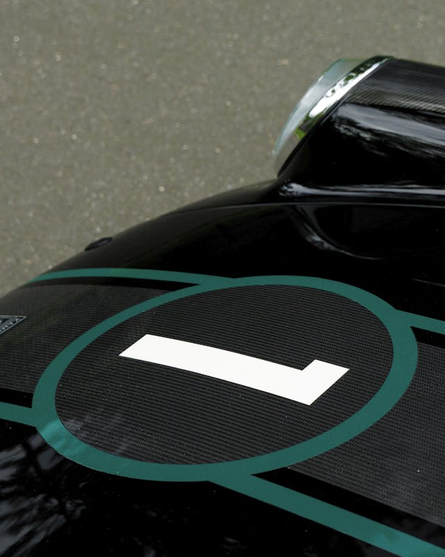 Porsche Kamm 912c hood vertical