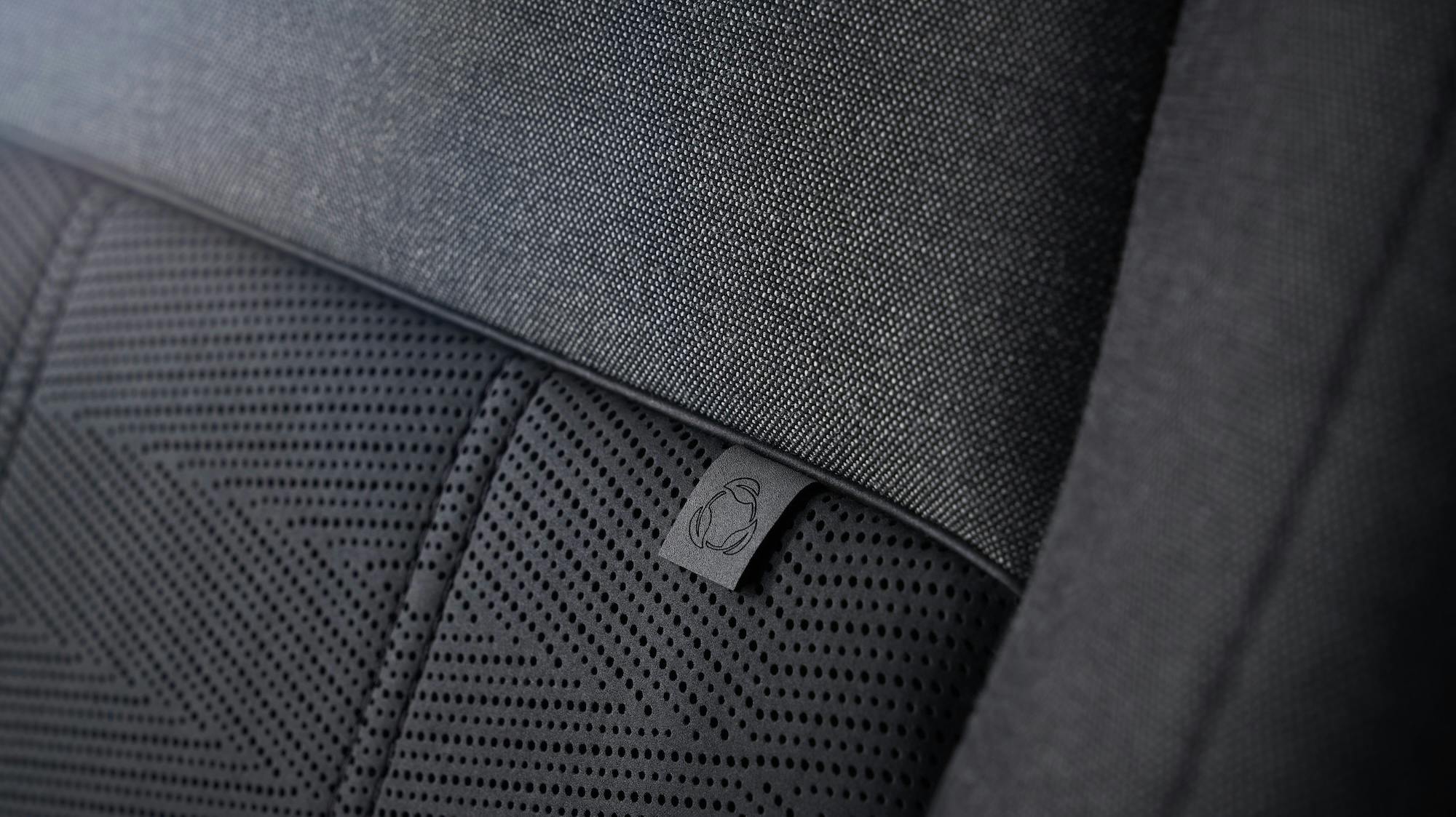 Land Rover wool seat detail