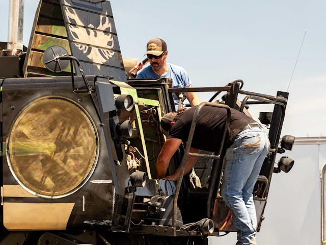 Lind Combine Derby bandit repairs