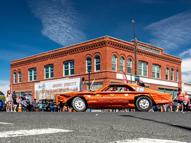 Lind Combine Derby parade Olds Toronado