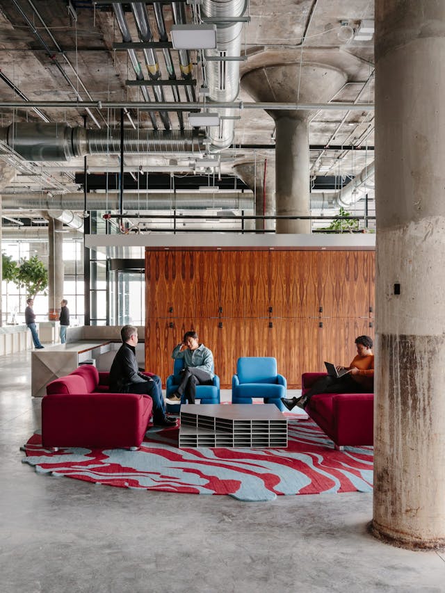 Newlab at Michigan Central interior book depository restored