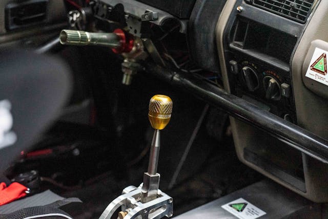 R5T Tribute interior shifter