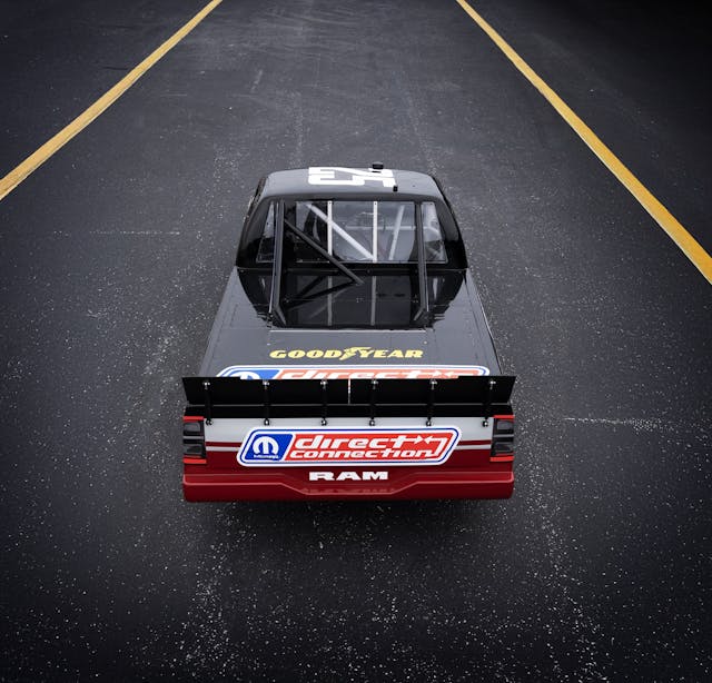 2026 Ram NASCAR Craftsman Truck Series truck exterior rear end overhead