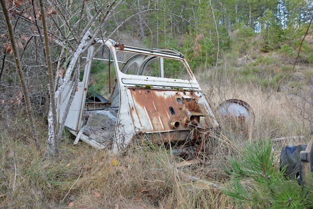 Abandoned Citroen 2CV