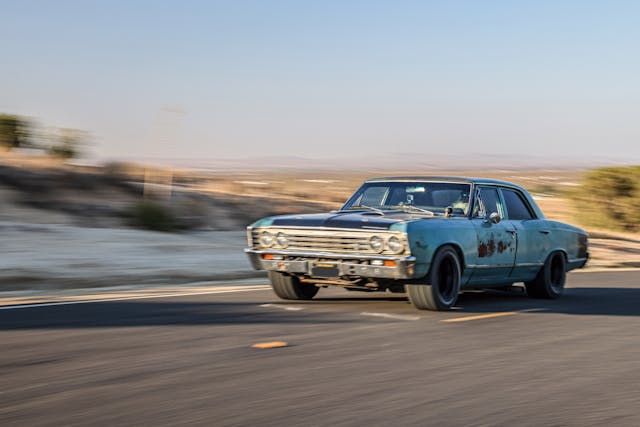 Chevelle Malibu driving