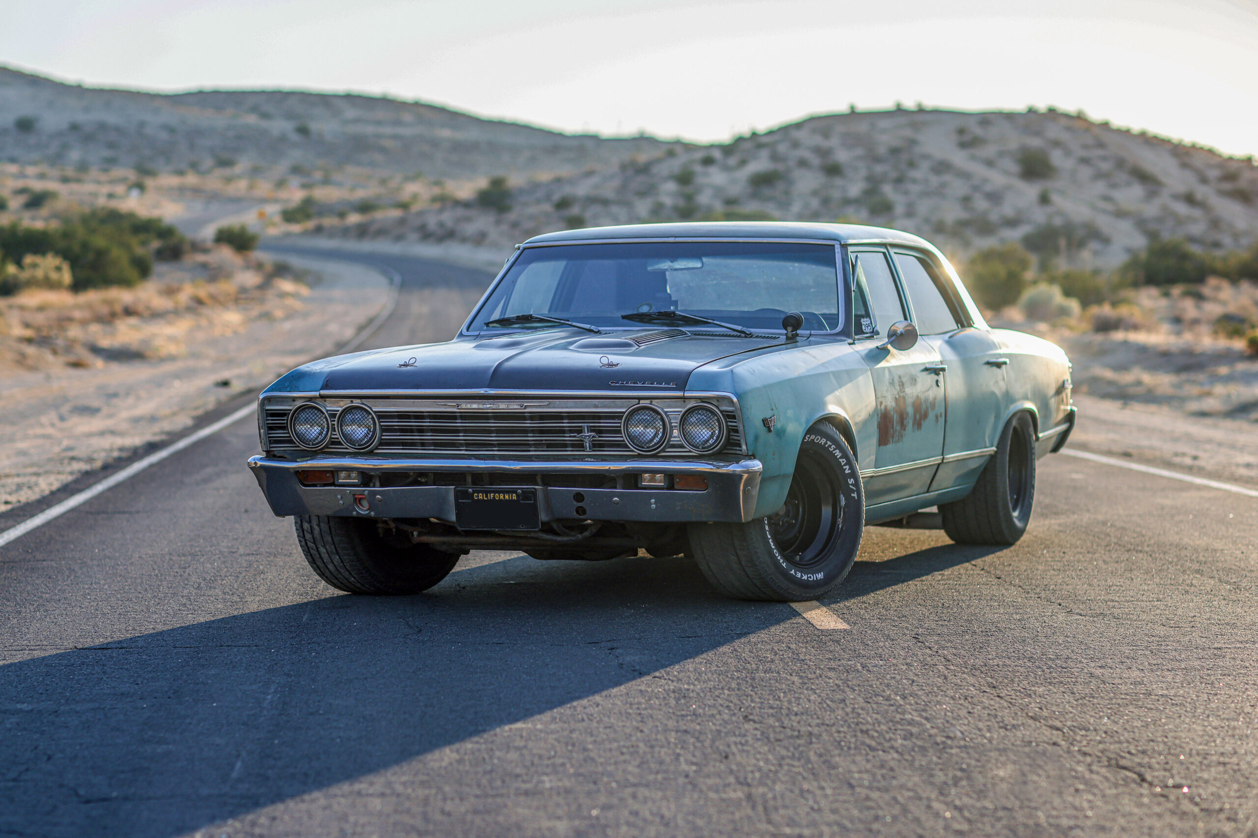 Nearly Scrapped, This Fat-Tired Four-Door Malibu Is an Autocross