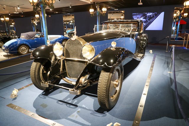 Bugatti Type 41 Royale Coupe Napoleon in museum