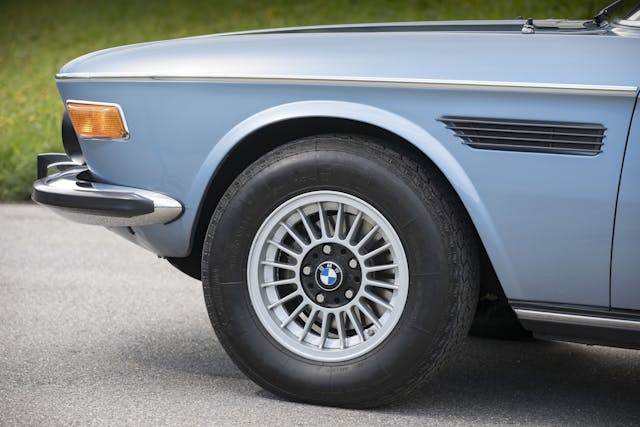 BMW 3.0 CS Coupe front end closeup