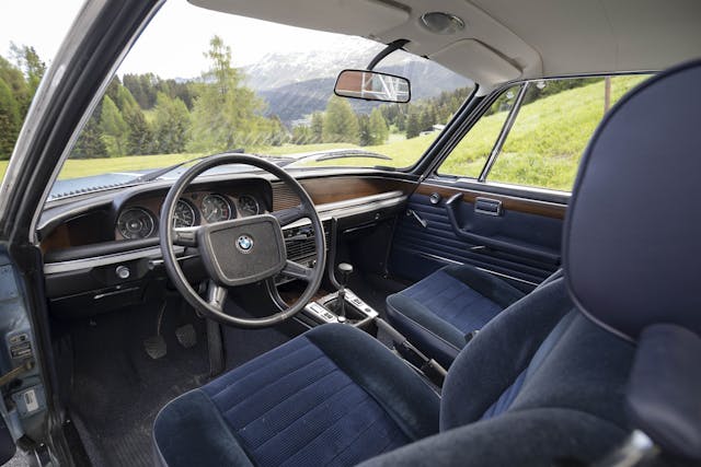 BMW 3.0 CS interior