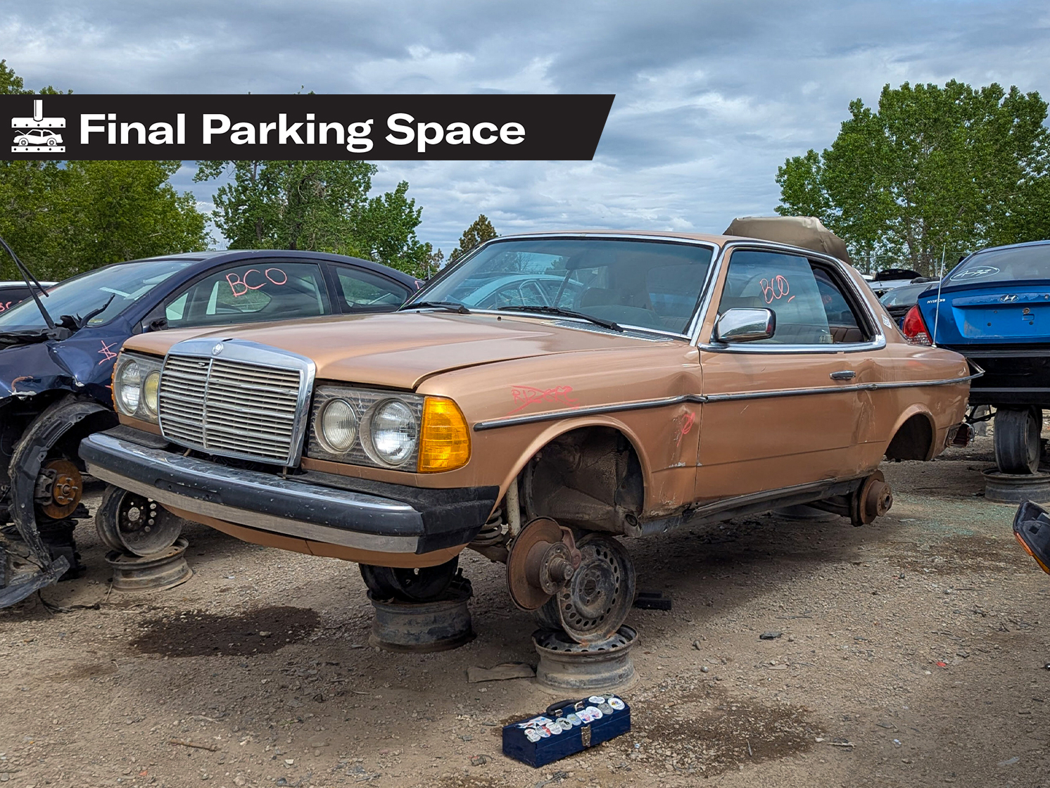 Mercedes W123 280CE with M104 engine