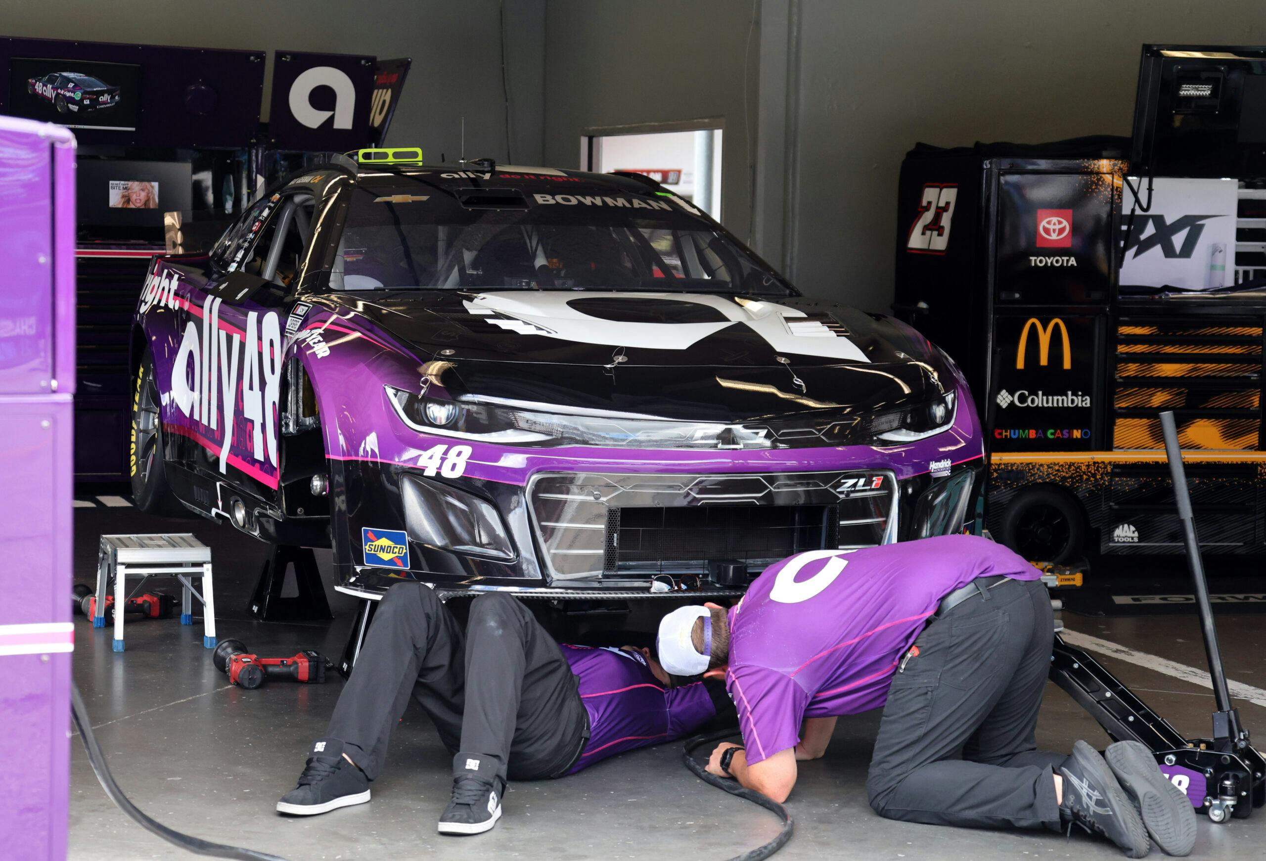 Alex Bowman nascar maintenance
