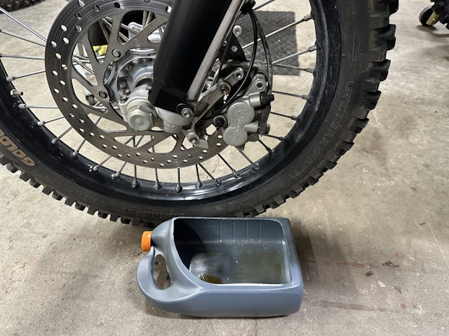 KTM front master swap 10