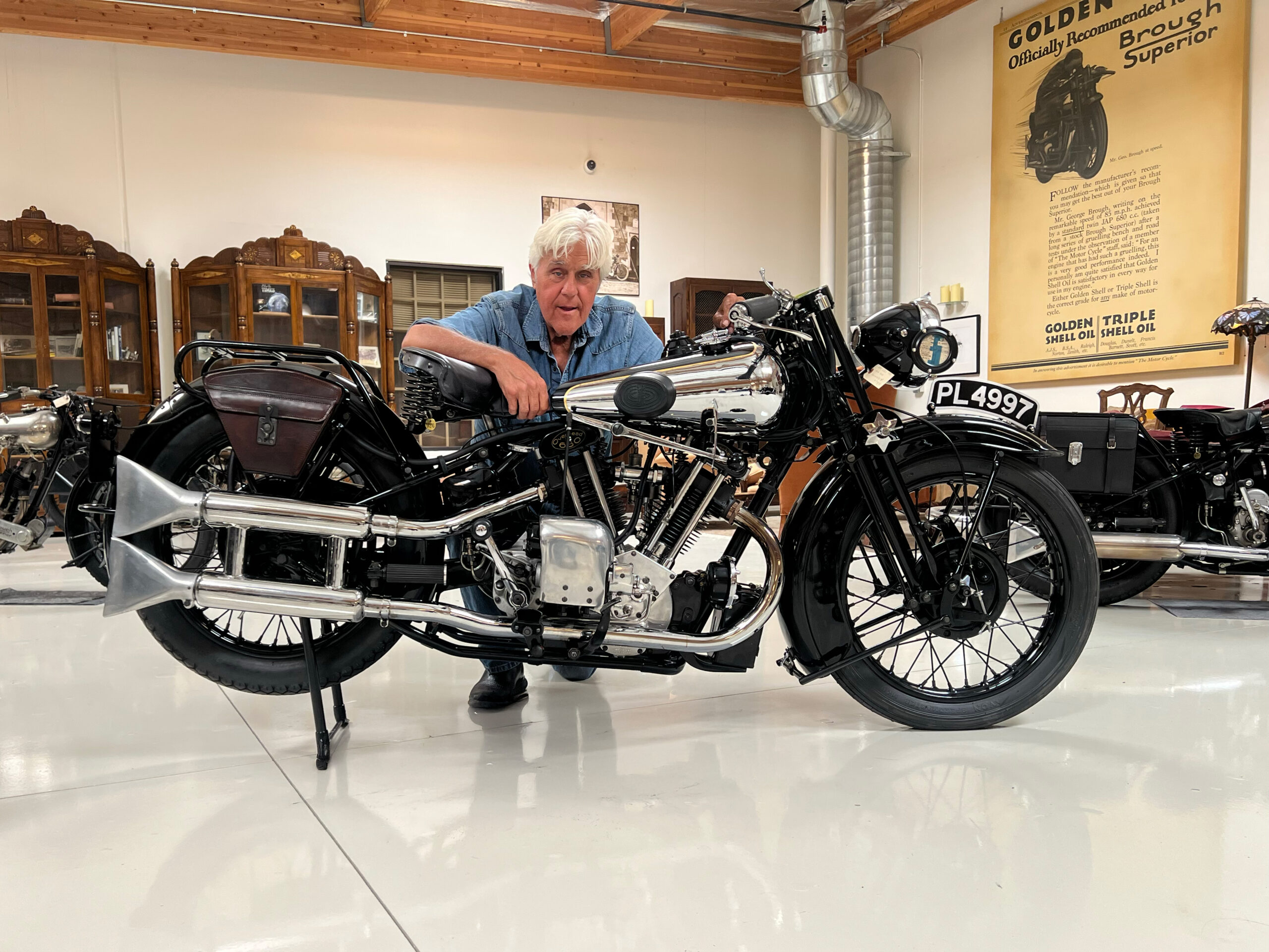 Leno: A Brough SS680 Motorcycle and a 40-Year Promise - Hagerty Media
