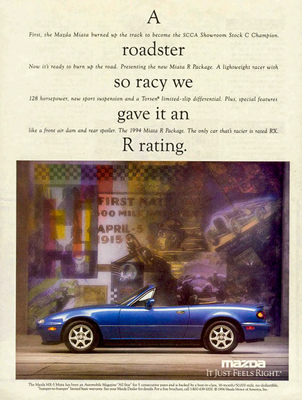 Miata R-Package ad