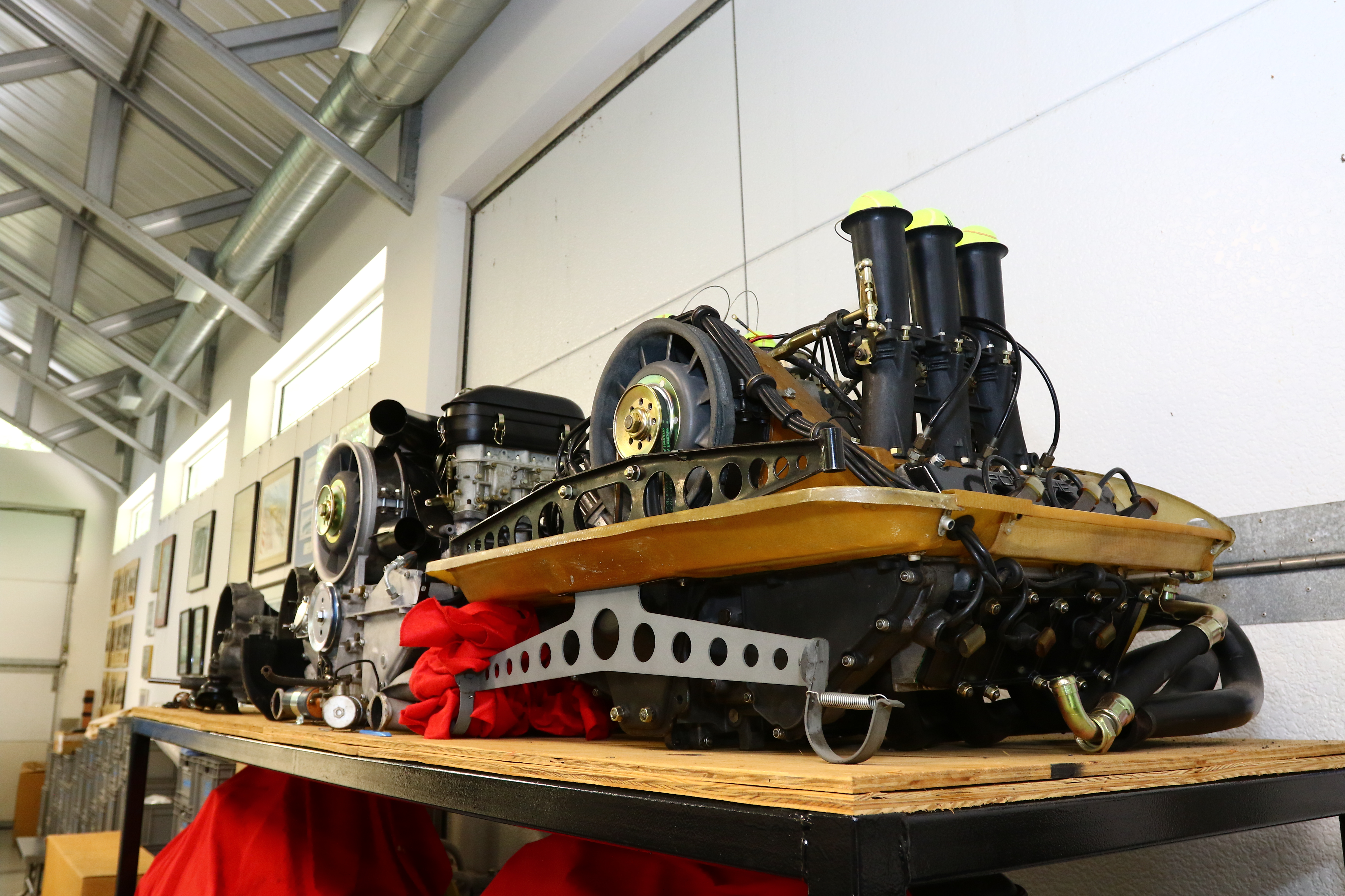 David Glenn Classic Motorsports Porsche Parts Collection engines