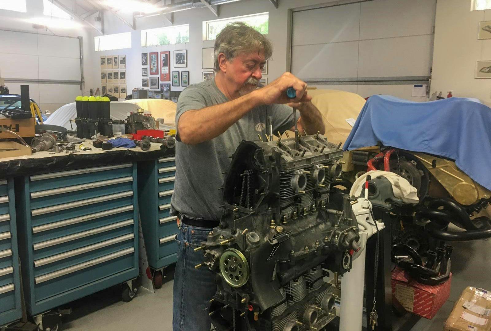 David-Glenn-Engine-Buildling-in-Shop