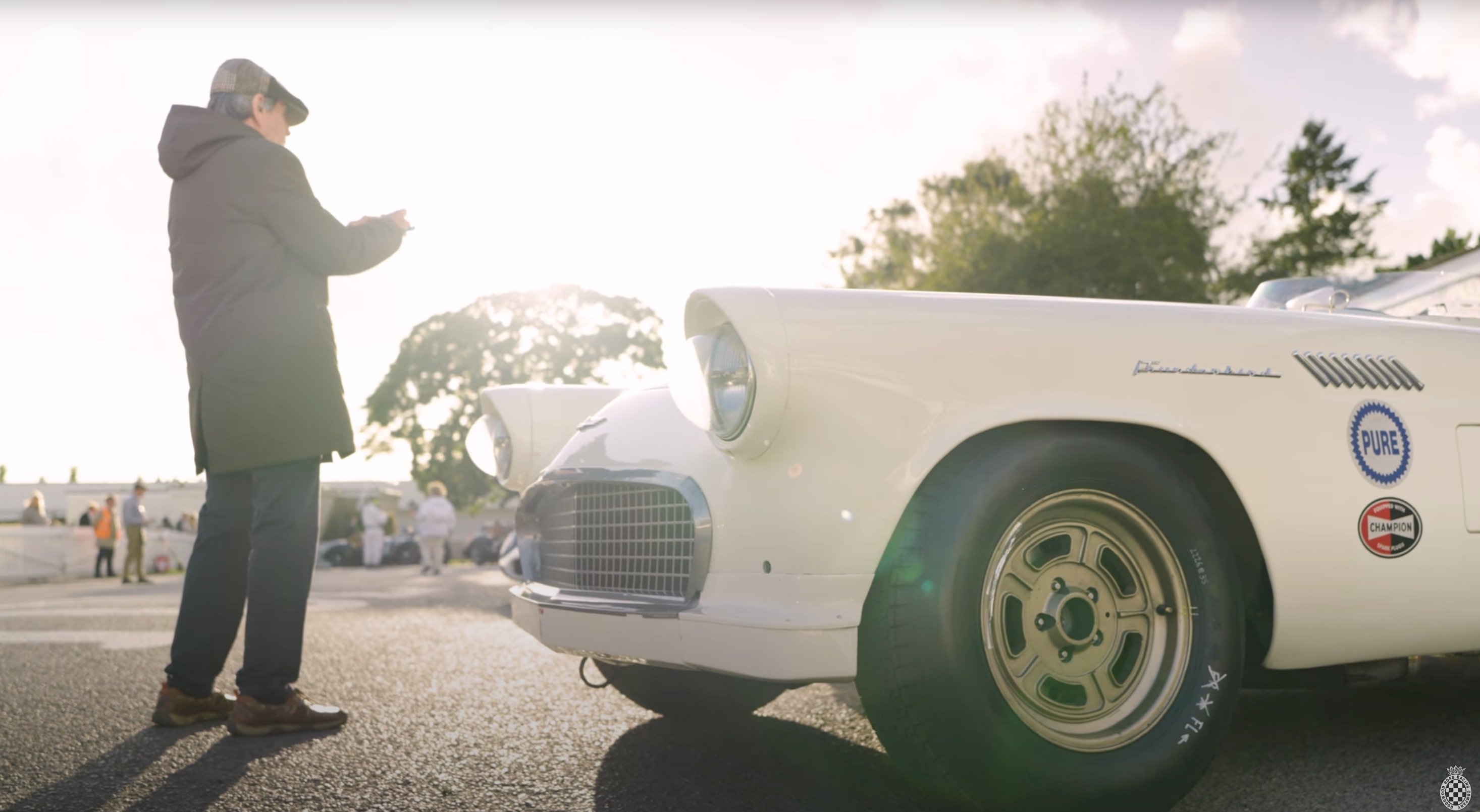 Battlebird Ford Thunderbird Goodwood racing 