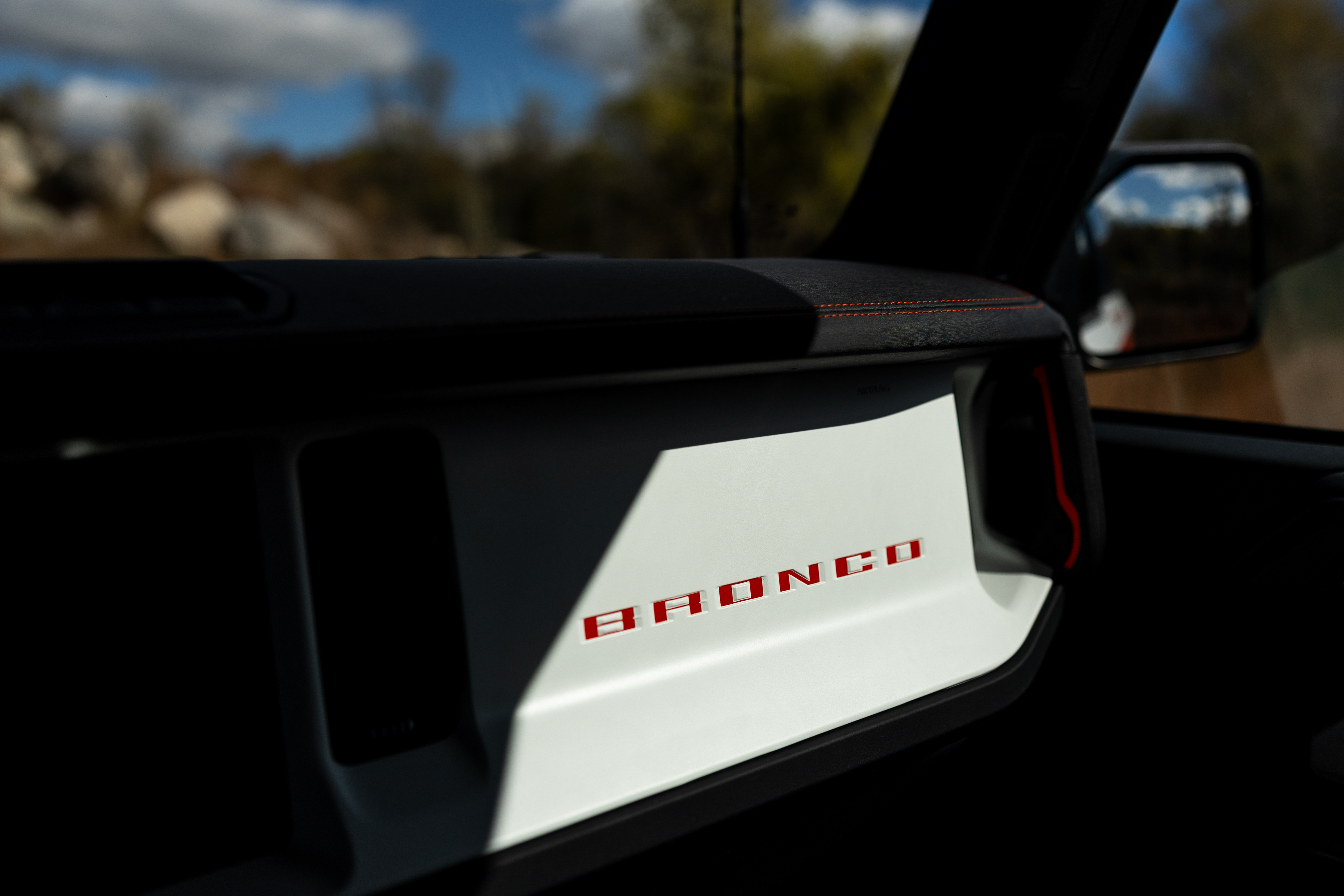 Bronco Stroppe Edition dash