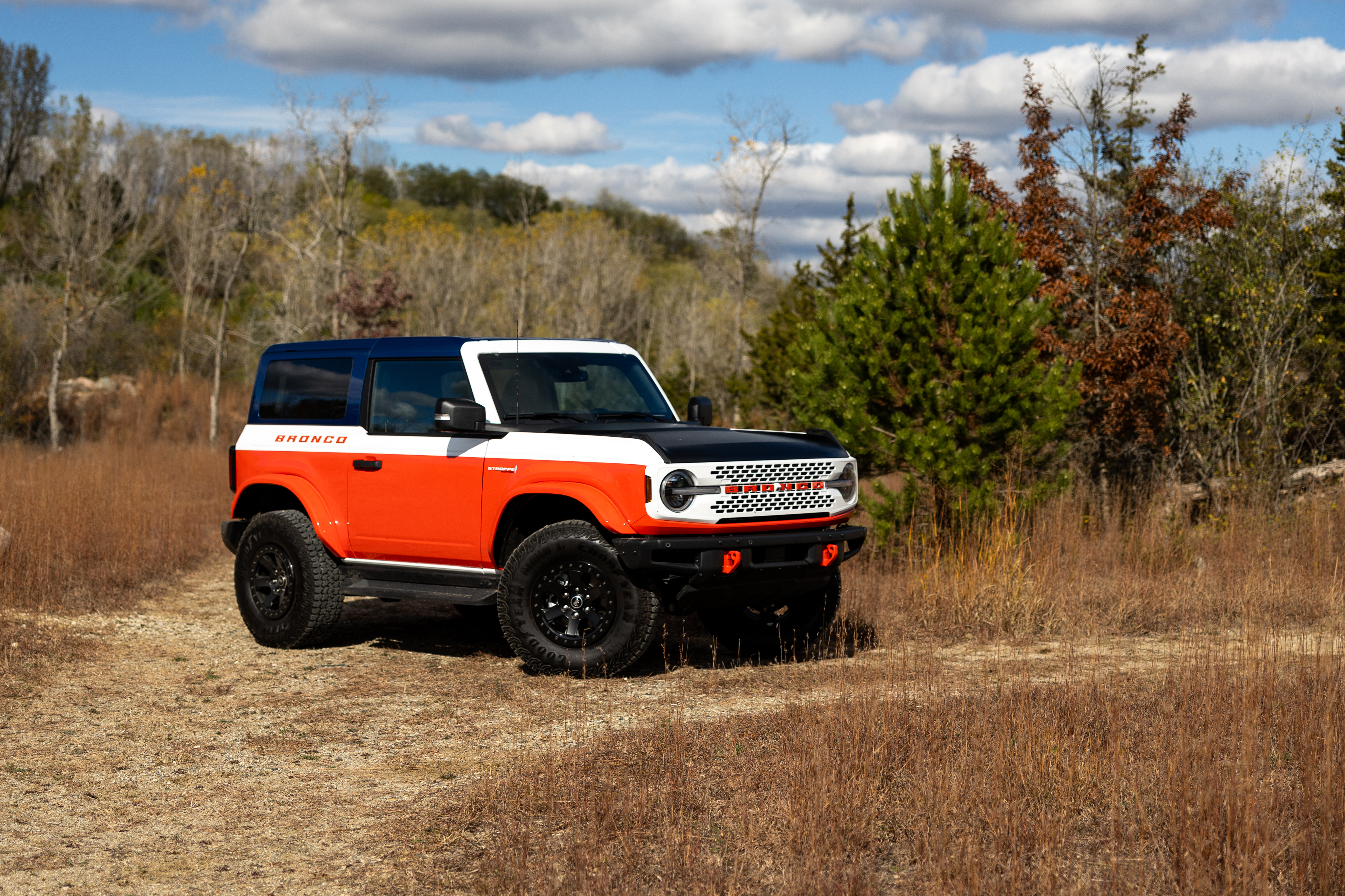 Bronco Stroppe Edition front three quarter