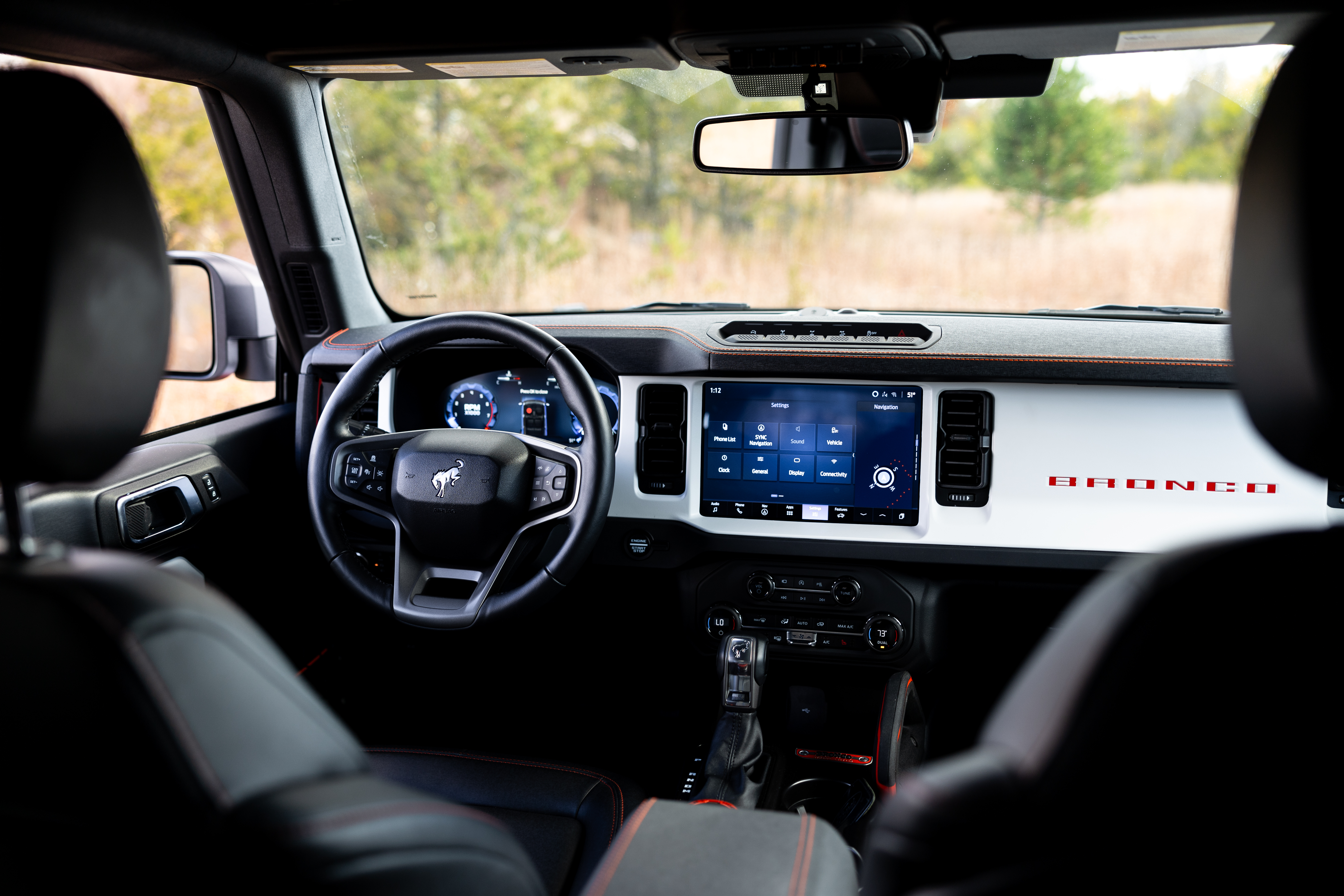 Bronco Stroppe Edition dash