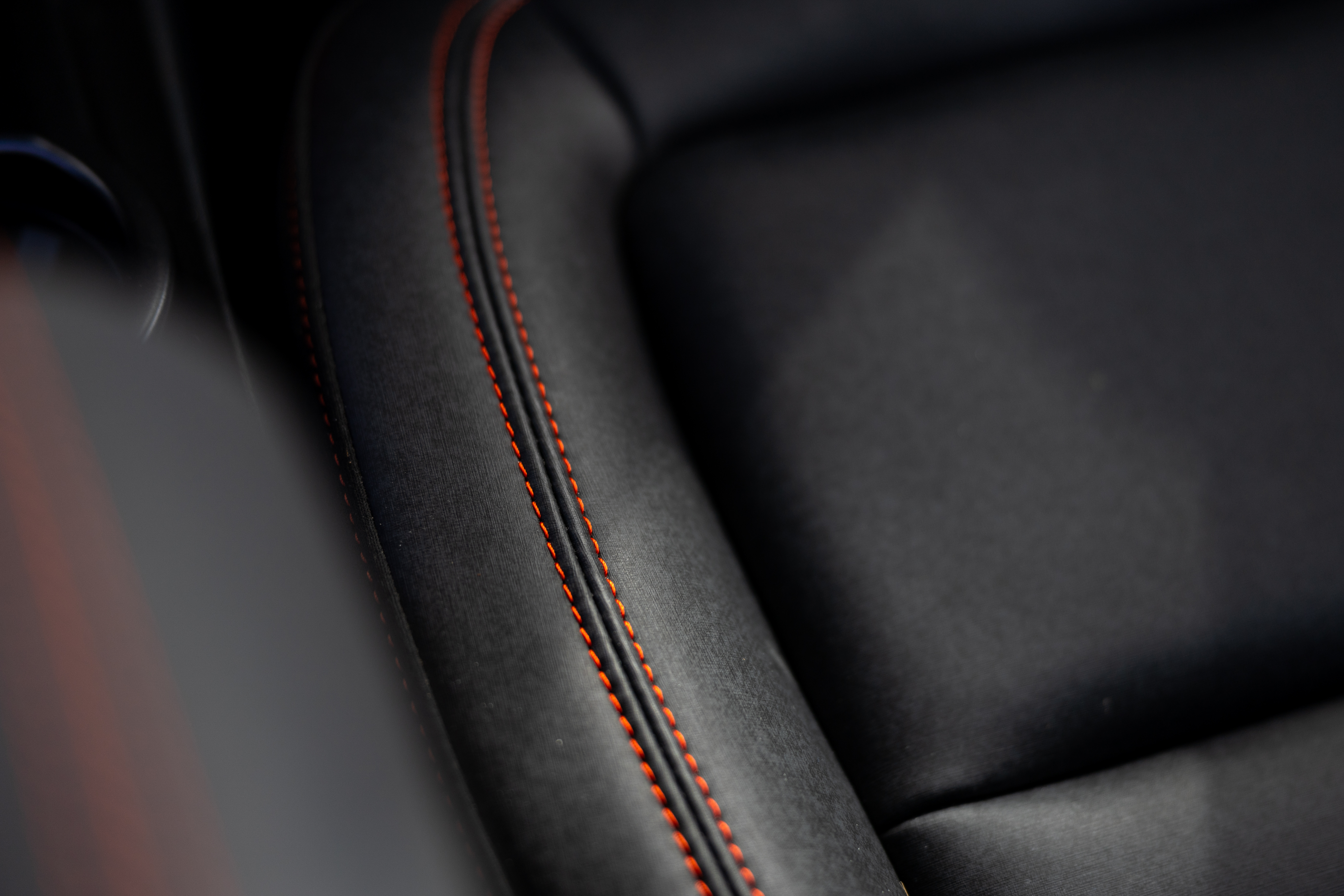 Bronco Stroppe Edition stitching detail