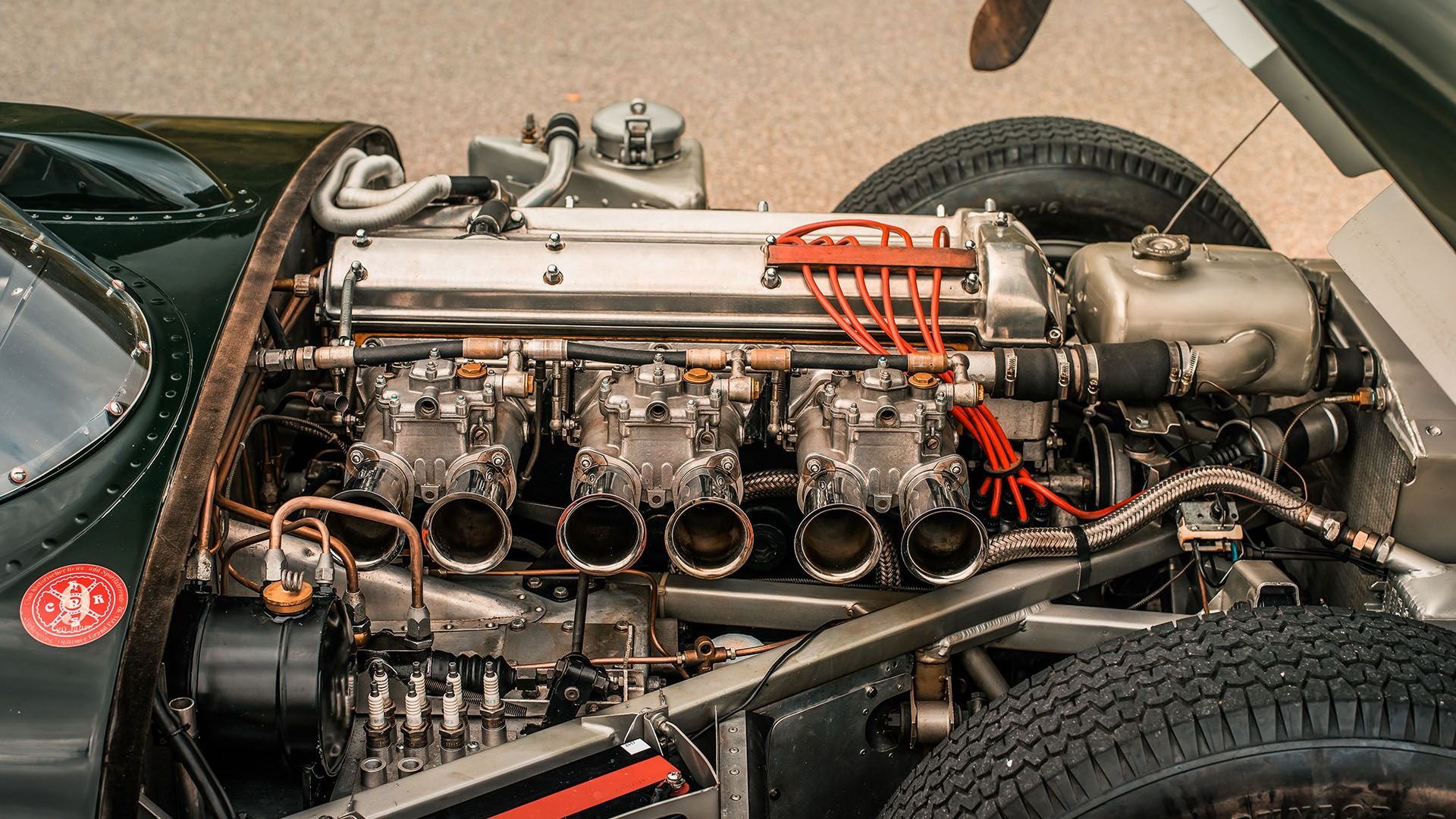Moteur de Jaguar Type D de 1956