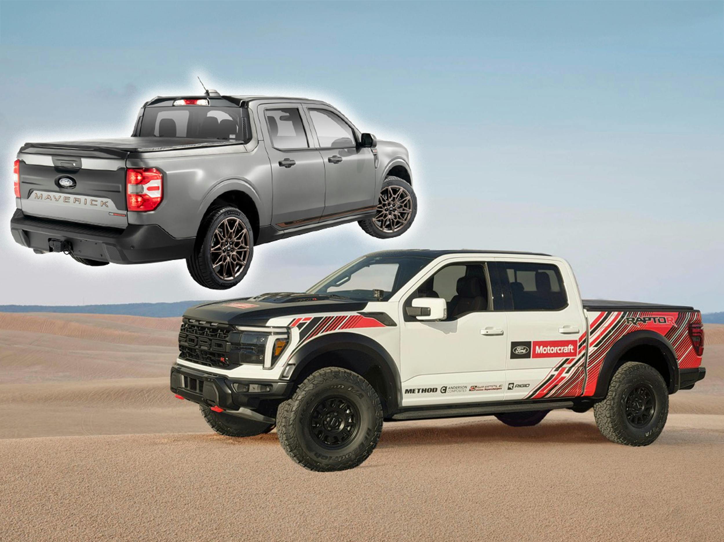 Ford to Showcase Maverick, Raptor R Performance Upgrades at SEMA