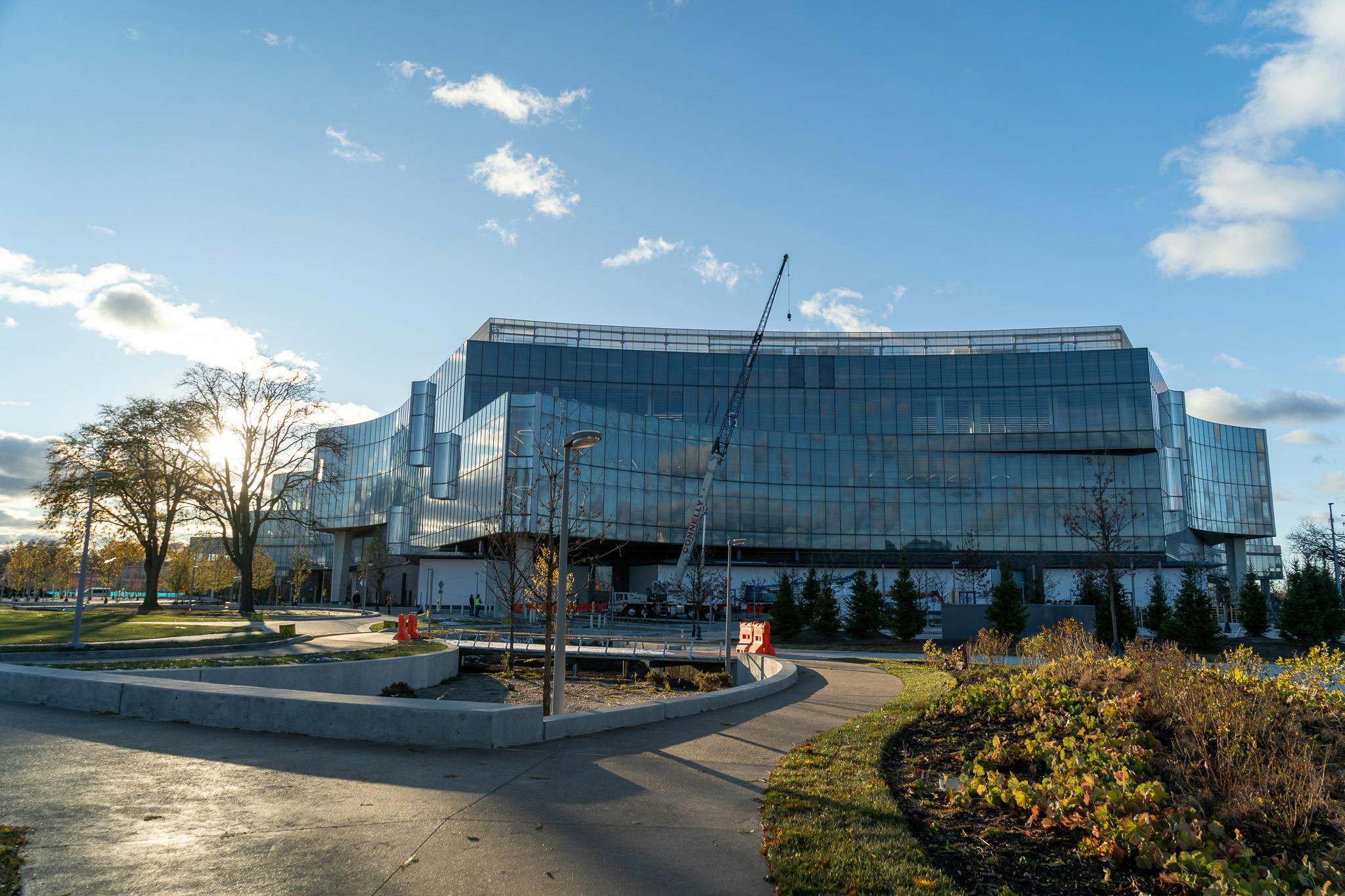 Ford's Sleek New HQ Brings People and Vehicles Closer Together