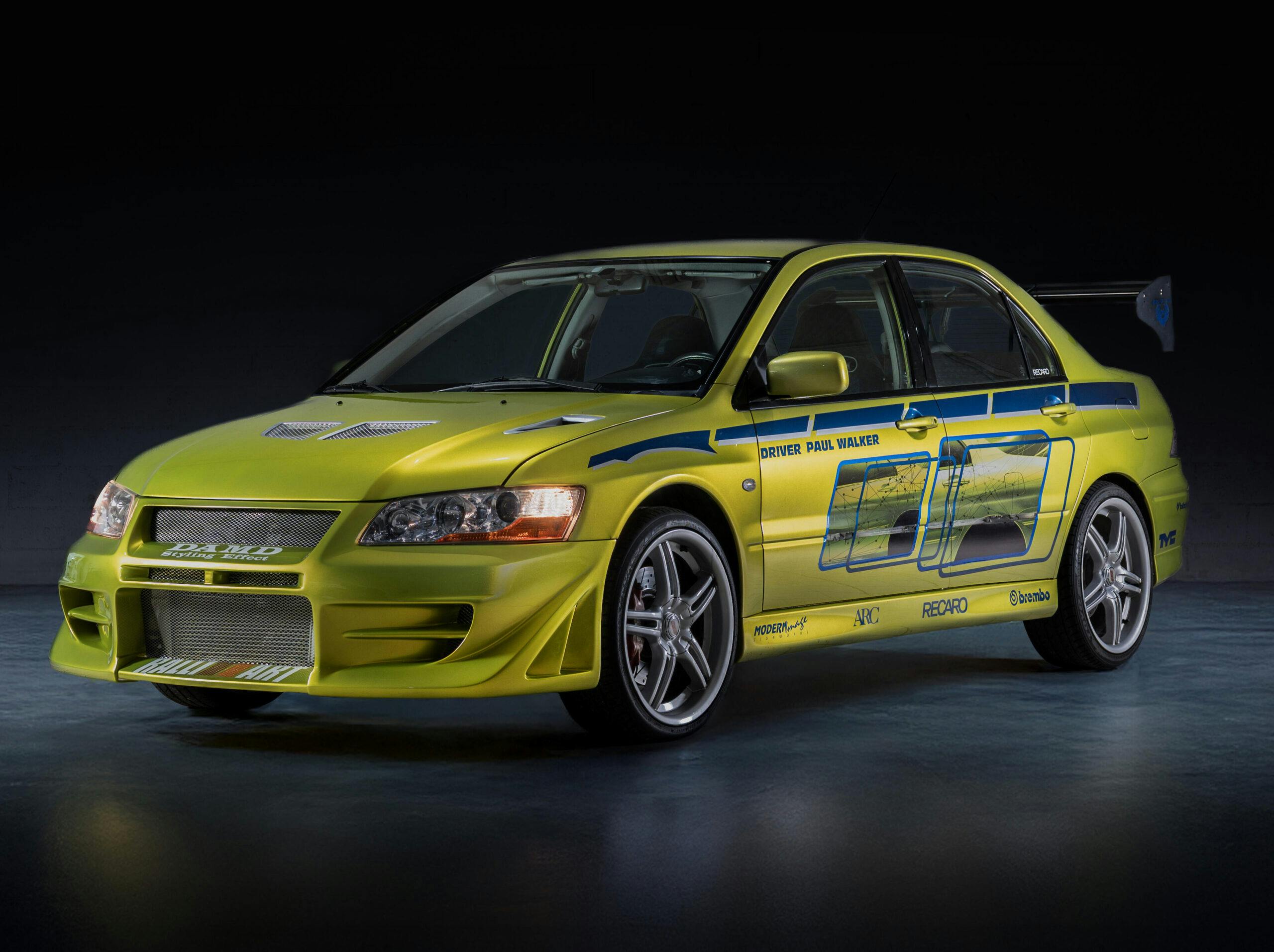 Paul Walker's 2 Fast 2 Furious Lancer Evo Headlines Bonhams Movie Car Sale