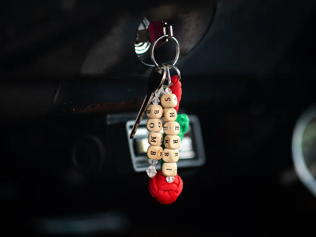 Dodge Charger keys detail