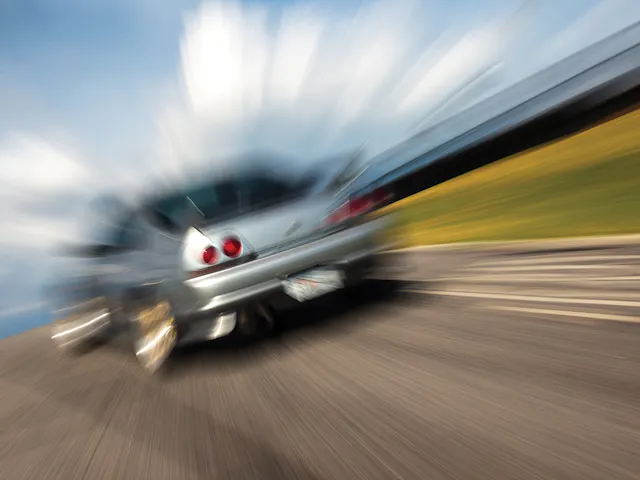 Nissan Skyline GT-R rear dynamic blur