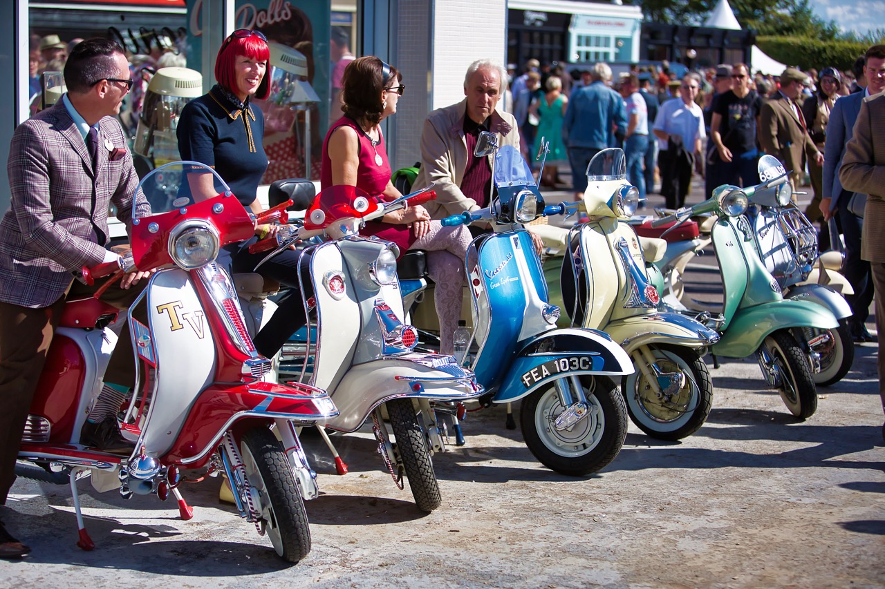 Vespas Will Swarm the Circuit at the 2026 Goodwood Revival