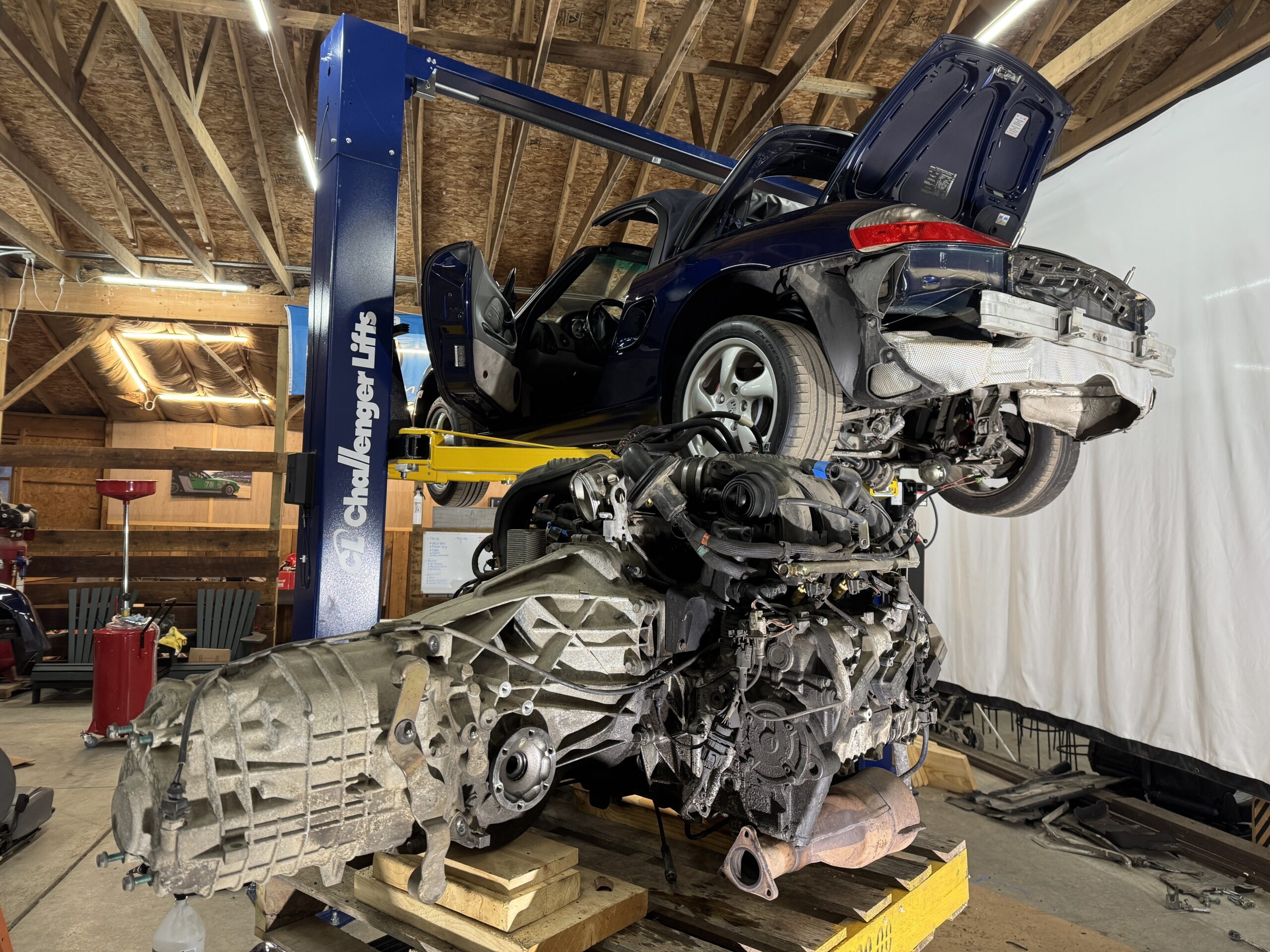 Ponovno pokretanje Boxster Lift Garage