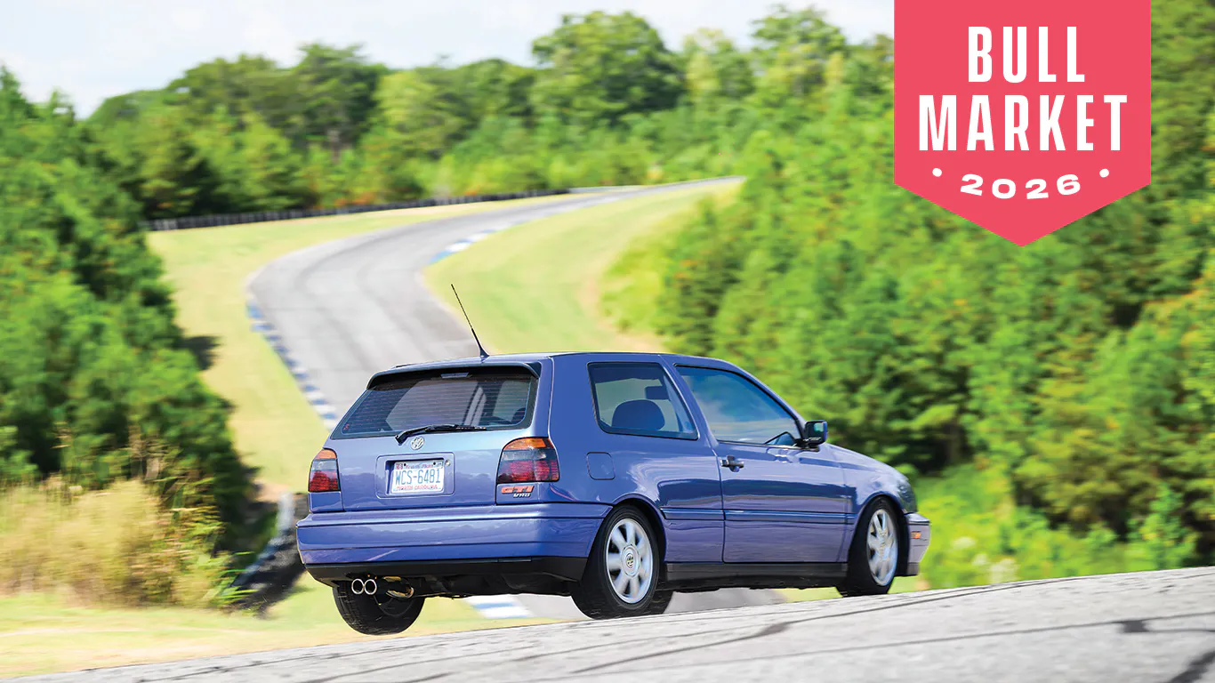 VW Golf GTI rear three quarter