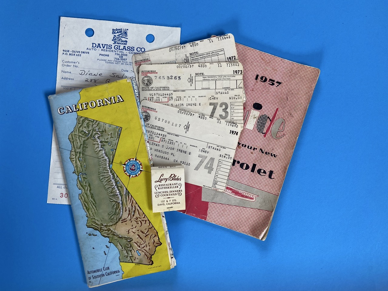 1957 Chevy Nomad original documents