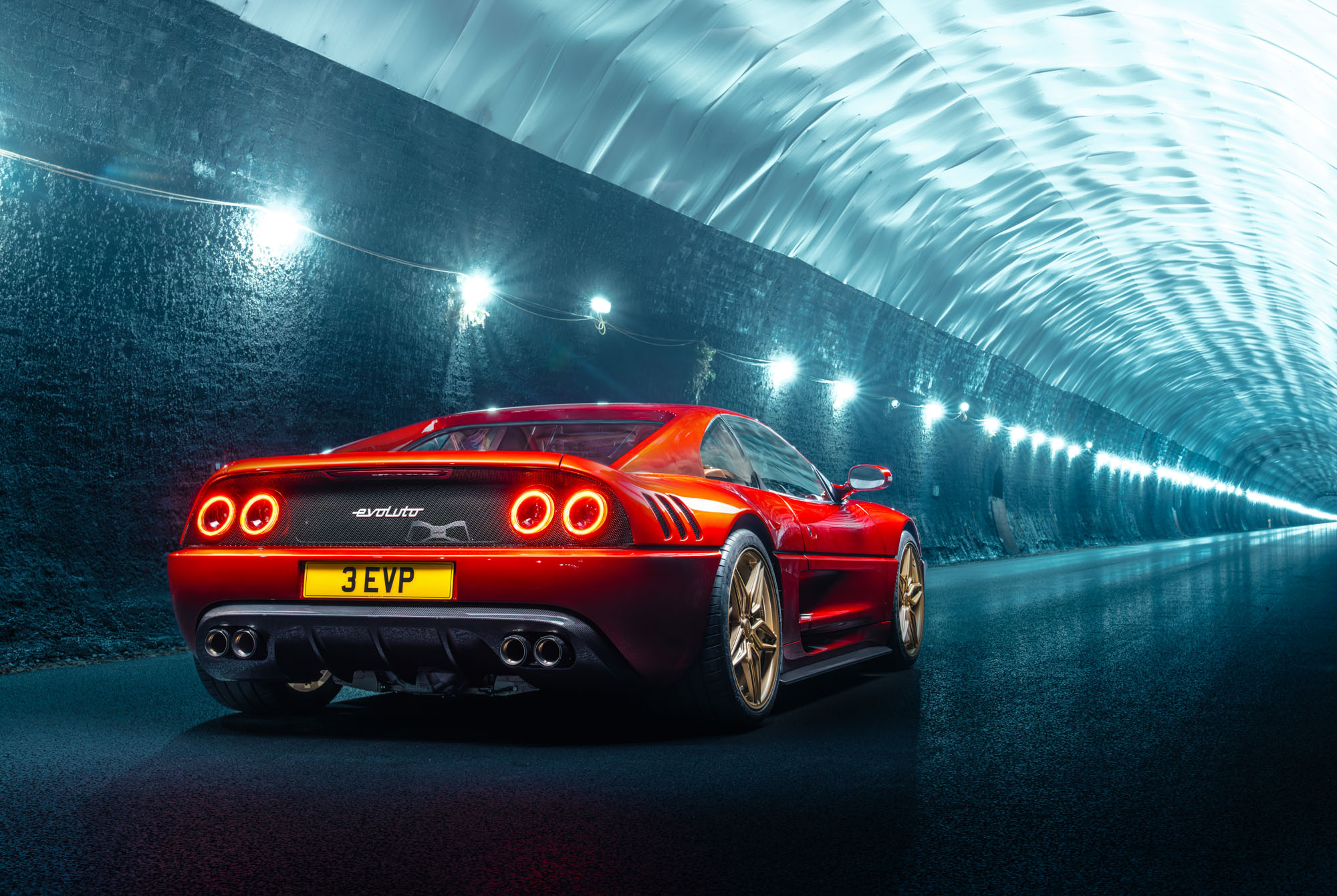 Evolved Automobili Ferrari F355 tunnel 2