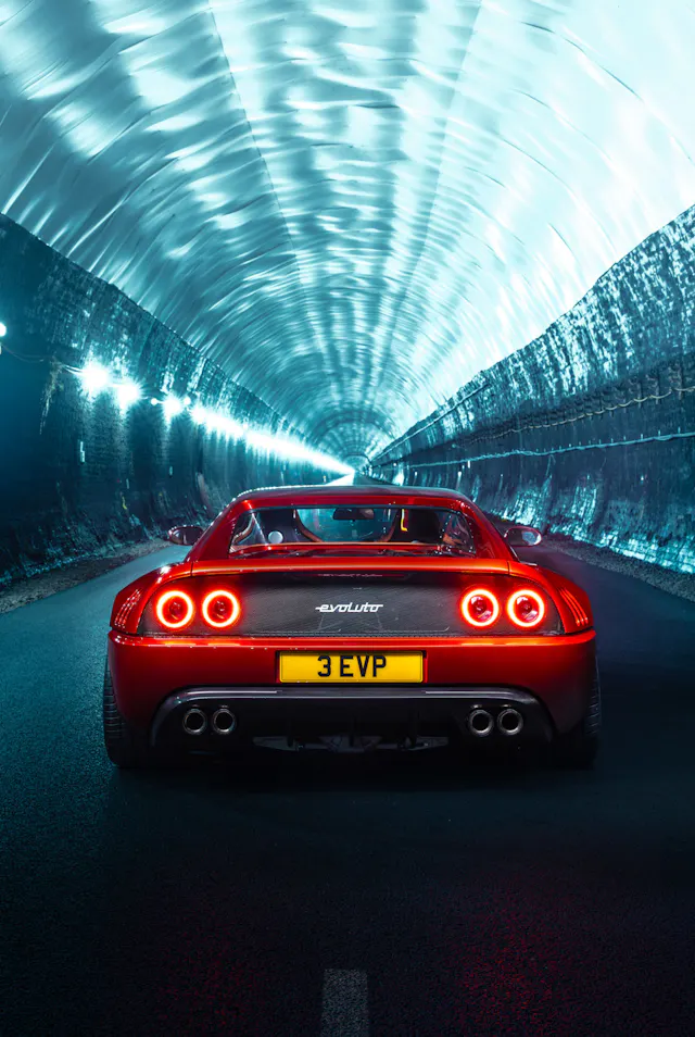 Tunnel Evolved Automobili Ferrari F355, parcours 4