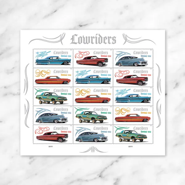 USPS Celebrates Lowriders in Latest Stamp Release - Hagerty Media