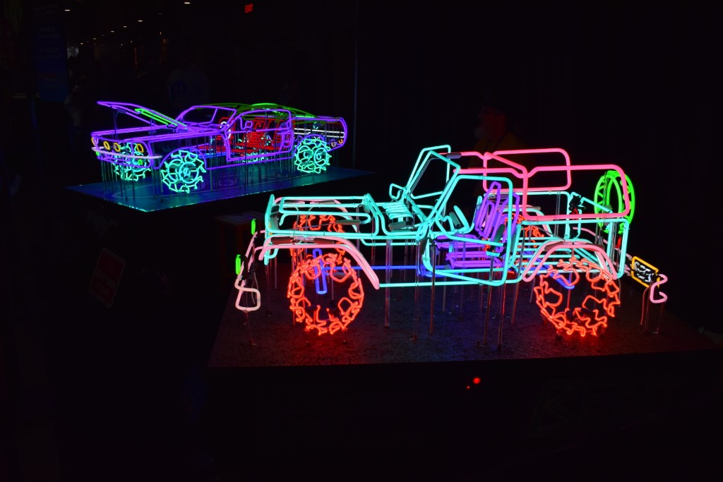 Kory Sherer's Talent Shines Brightly from His Neon Car Sculptures