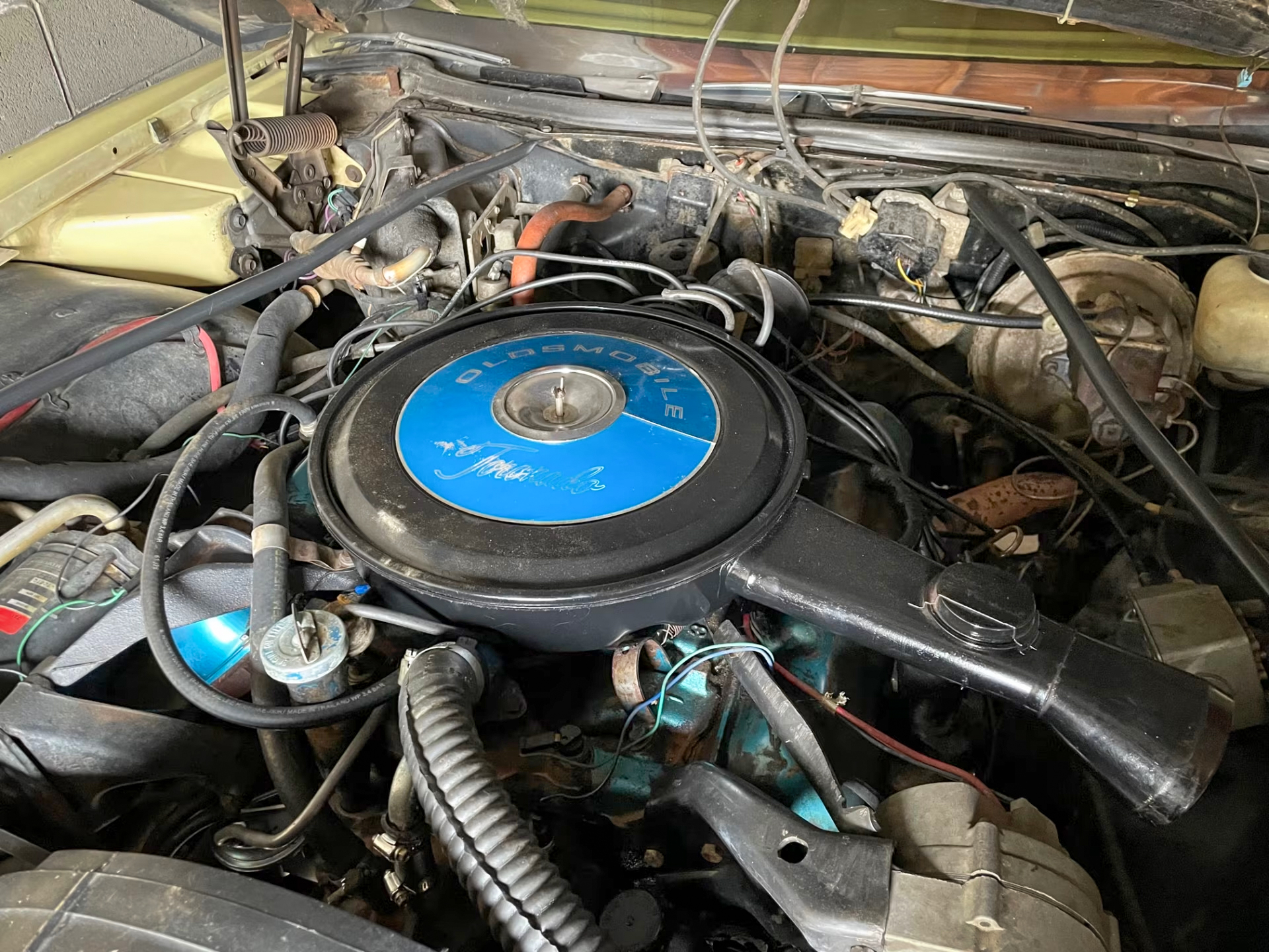 1971-Oldsmobile-Toronado-455-CI horsepower rating