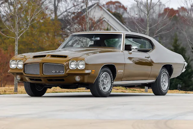 1971 Pontiac GTO front three quarter