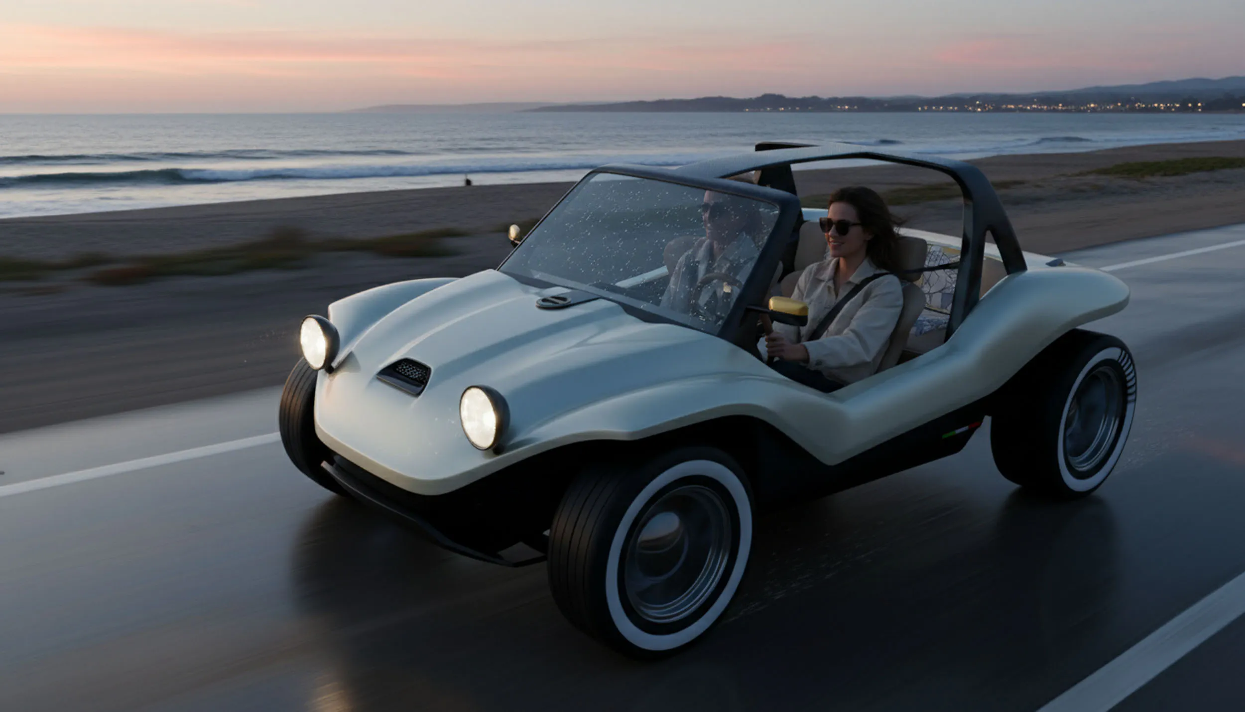 Brado Carbon Buggy：義大利打造復古靈魂與現代科技結合的碳纖維沙灘越野車