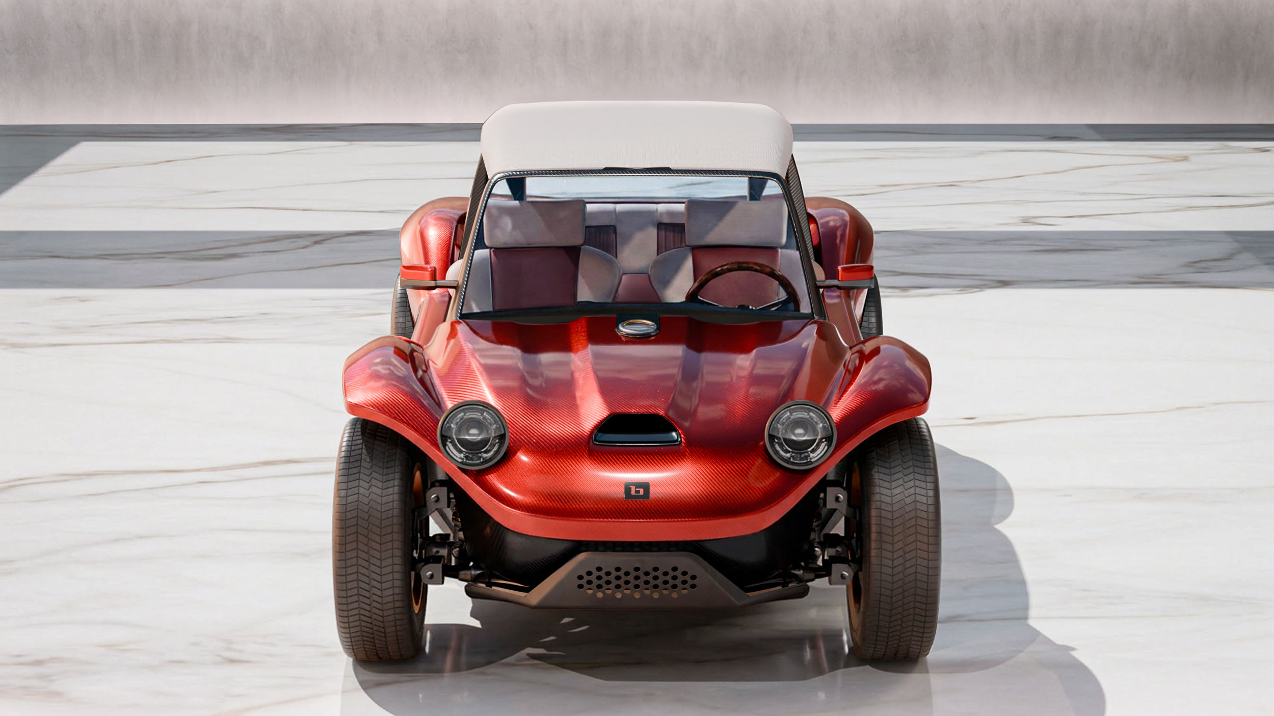 Brado Carbon Buggy：義大利打造復古靈魂與現代科技結合的碳纖維沙灘越野車